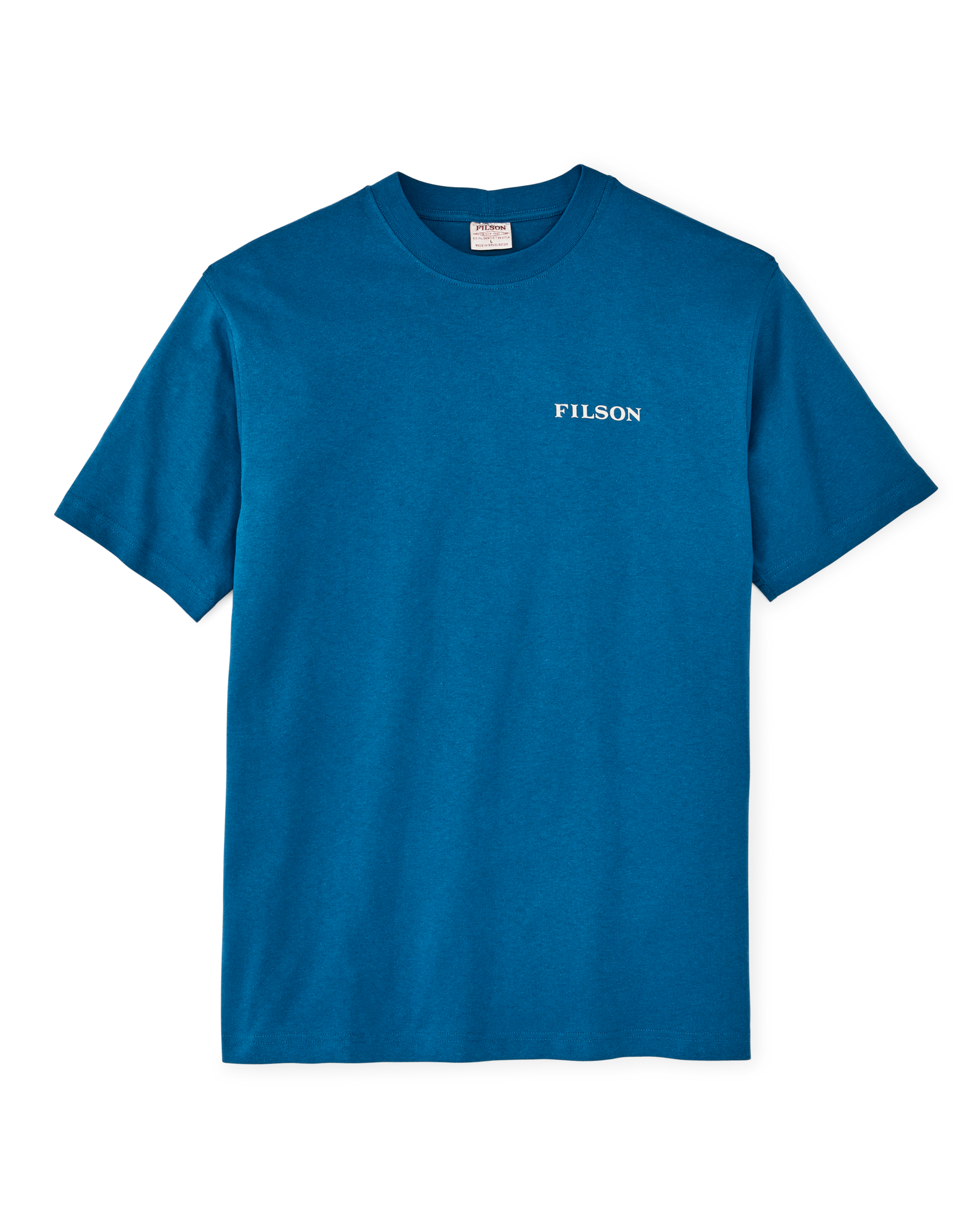 Frontier Logo T-shirt - Sapphire / Scenic Mark