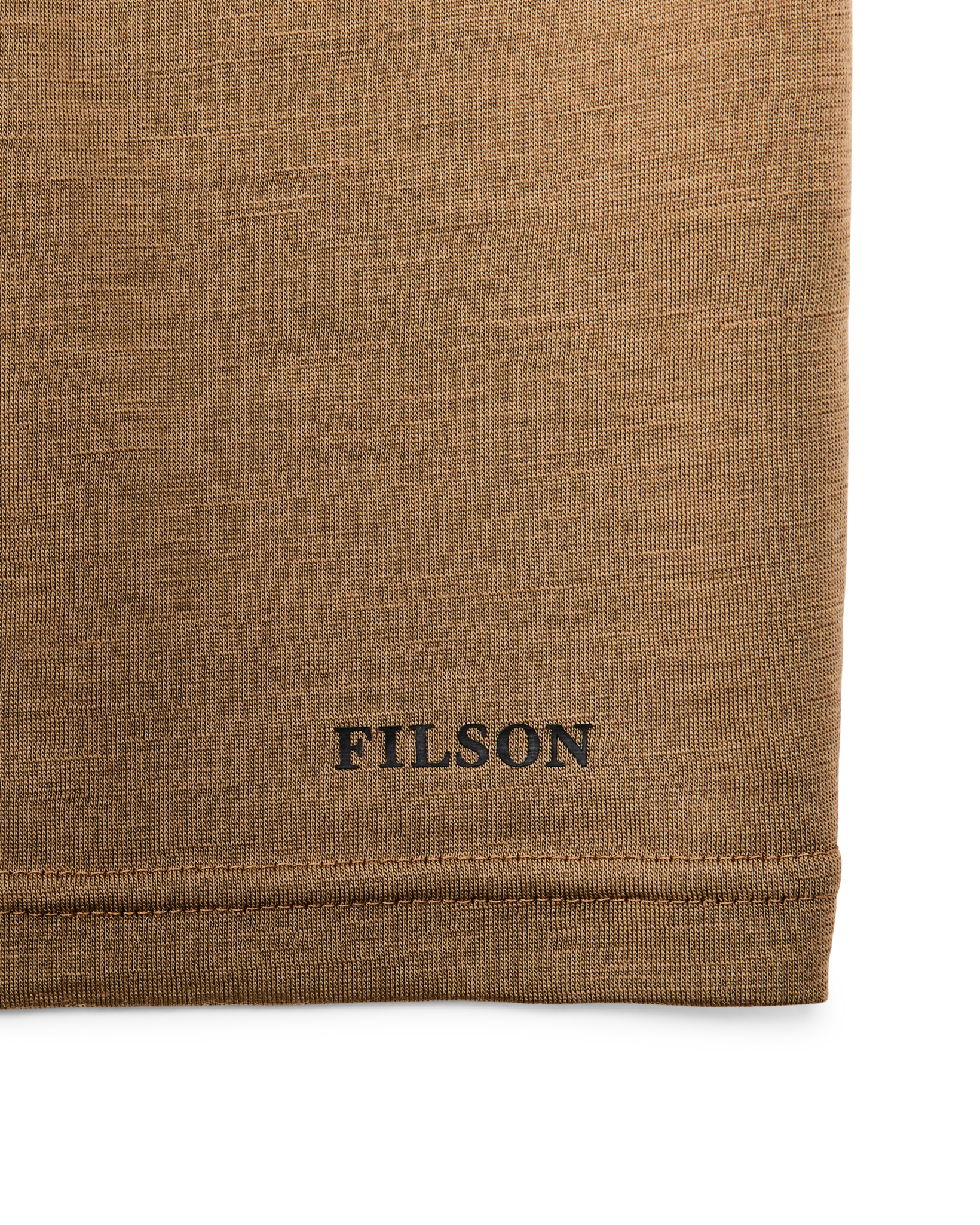 210g Merino Wool Short Sleeve Crewneck - Rugged Tan - Image 5