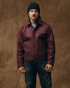 Tin Cloth Short Lined Cruiser Jacket - Fired Brick
