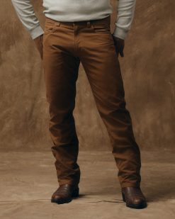 Dry Tin Cloth 5-pocket Pants - Whiskey