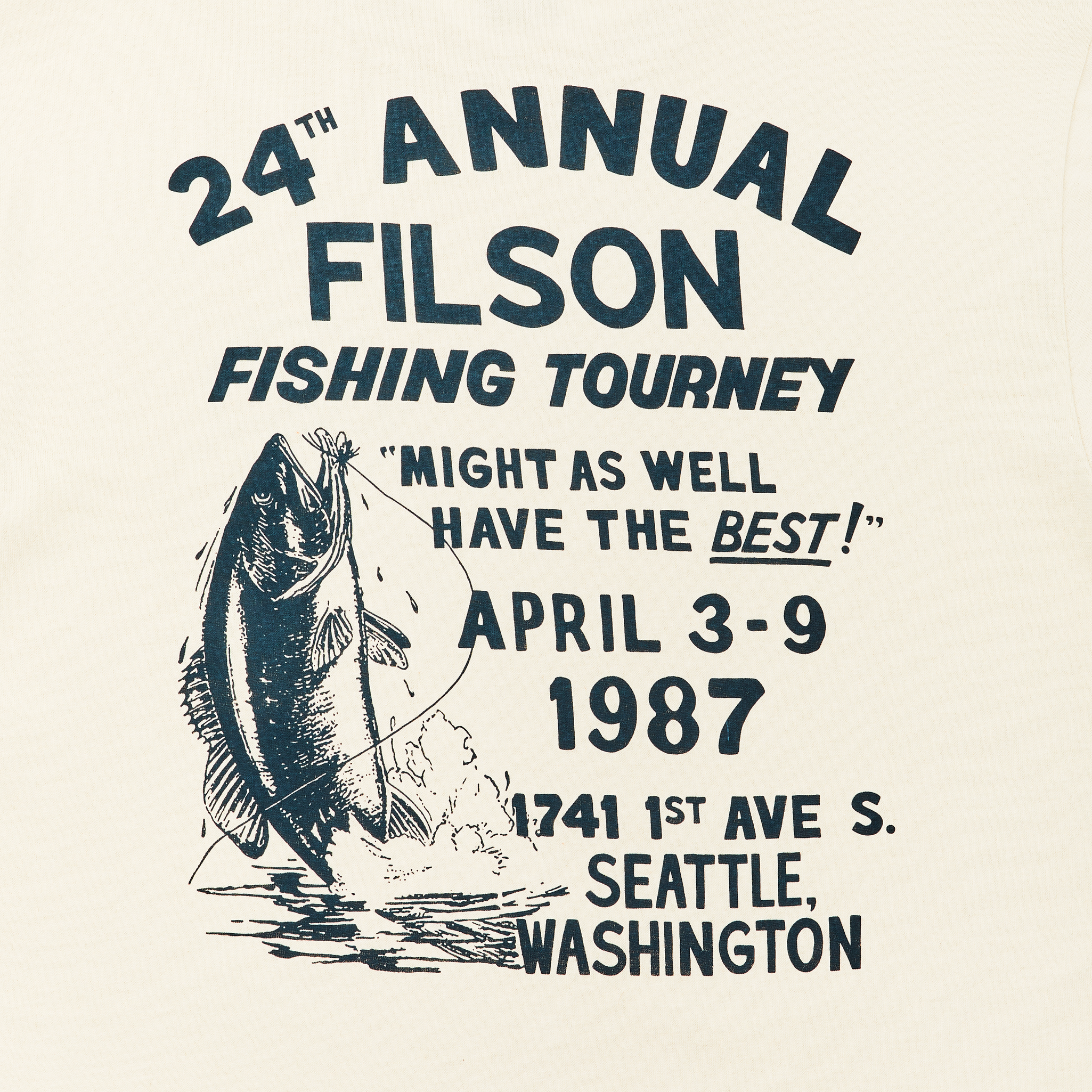Pioneer Graphic T-shirt - Stone / Fishing Tourney - Image 3