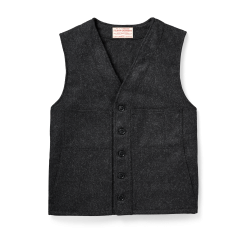 Mackinaw Wool Vest - Charcoal