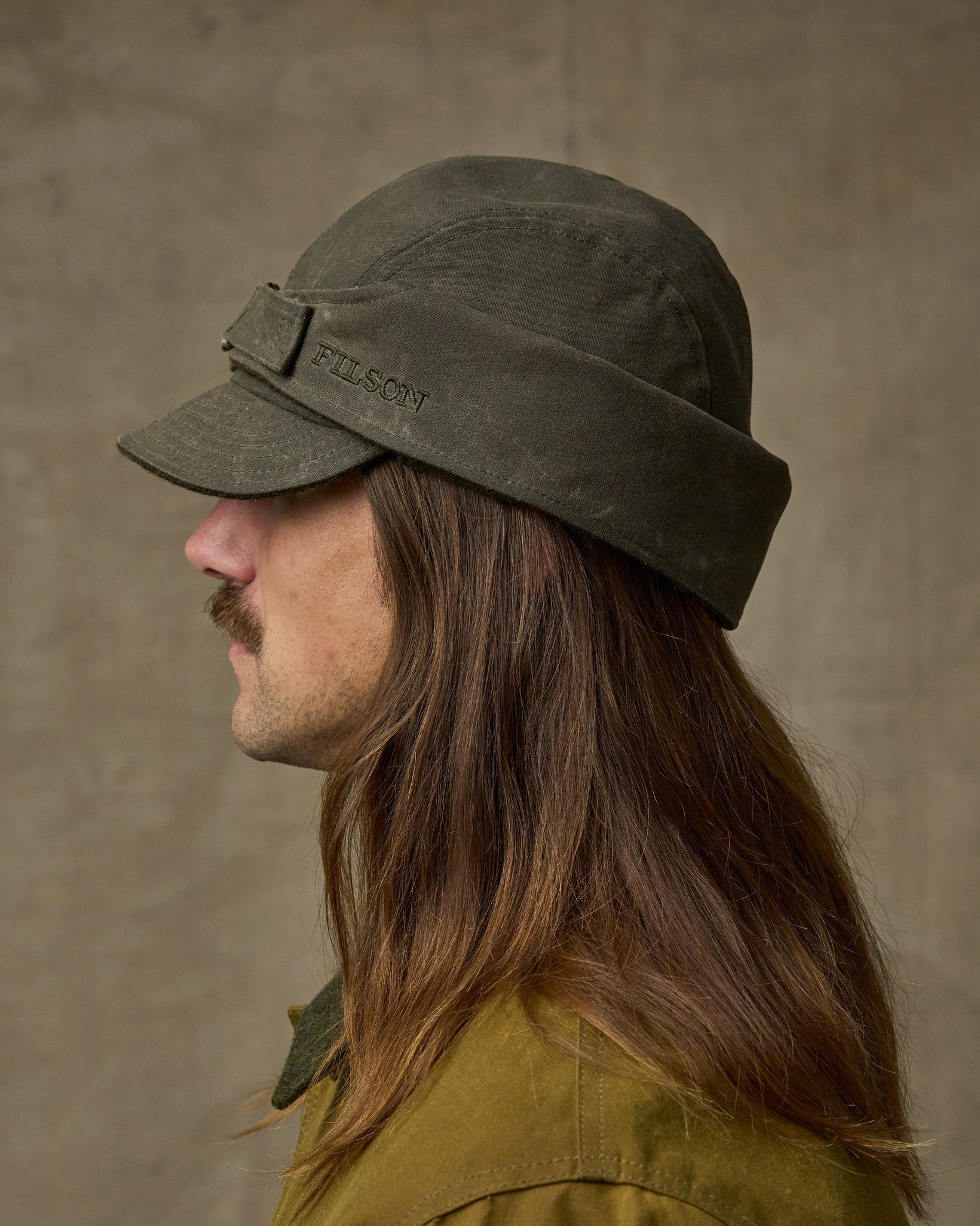 Tin Cloth Wildfowl Hat - Otter Green - Image 2