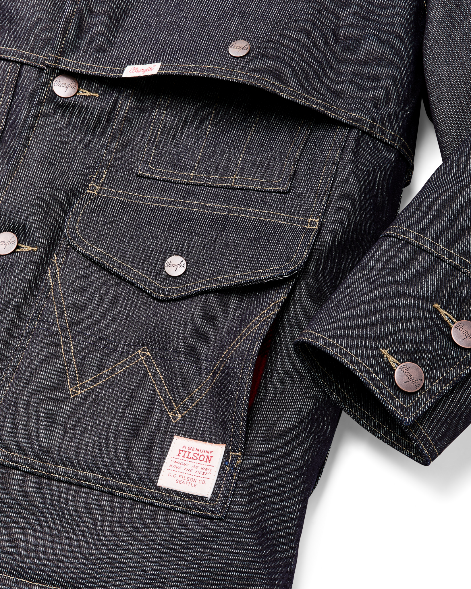 Wrangler X Filson Packer Coat - Indigo - Image 6