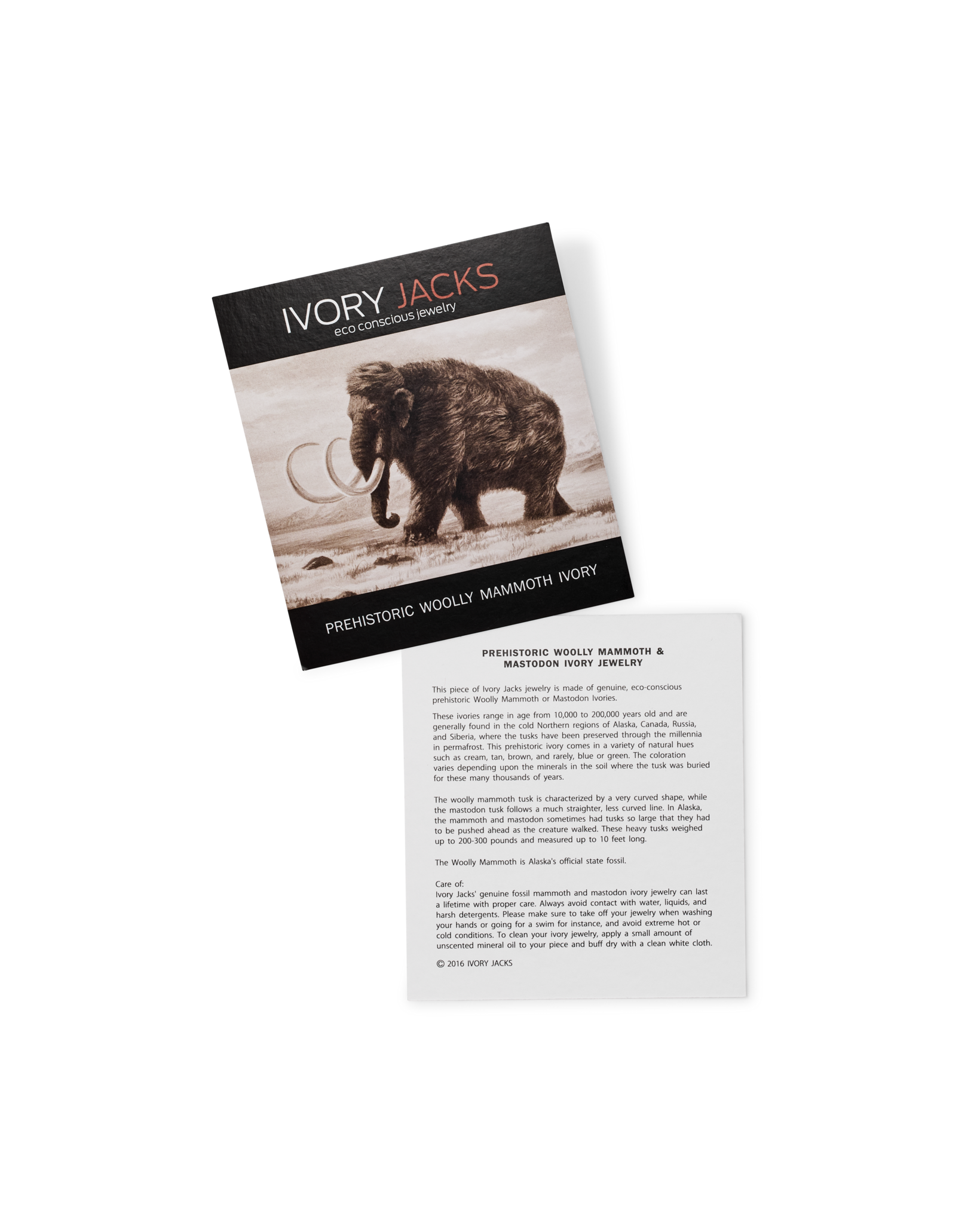 Ivory Jacks Mammoth 14k Pendant - 14kyg - Image 4