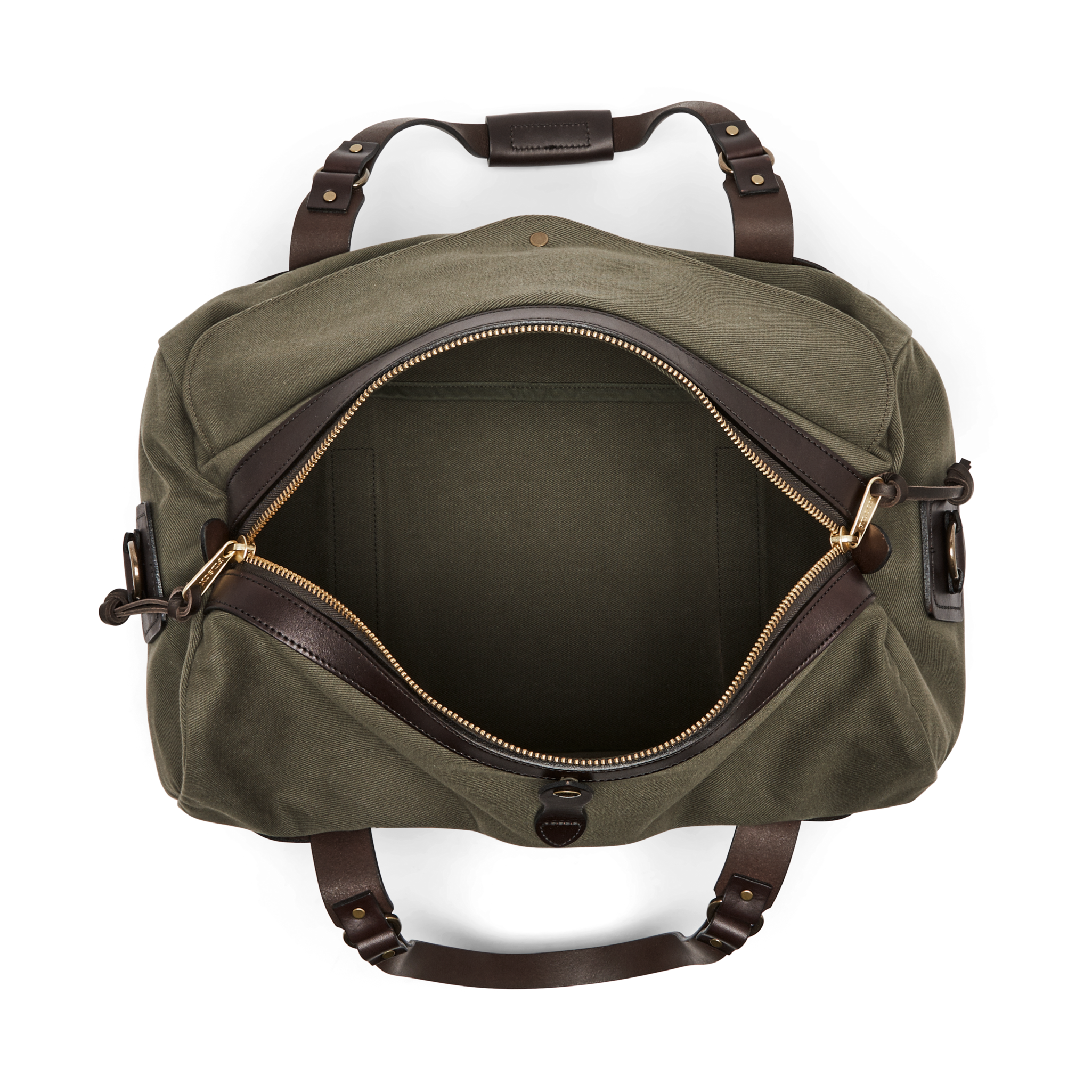 Medium Rugged Twill Duffle Bag - Otter Green - Image 12