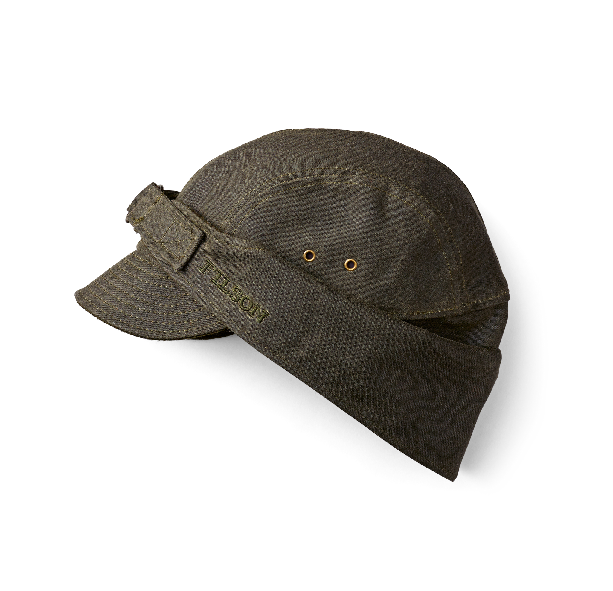 Tin Cloth Wildfowl Hat - Otter Green - Image 5