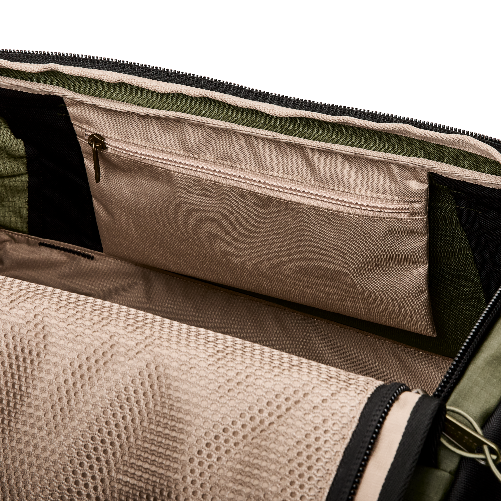 All-Weather 50L Duffle Bag - Olive / Black / Covert - Image 10