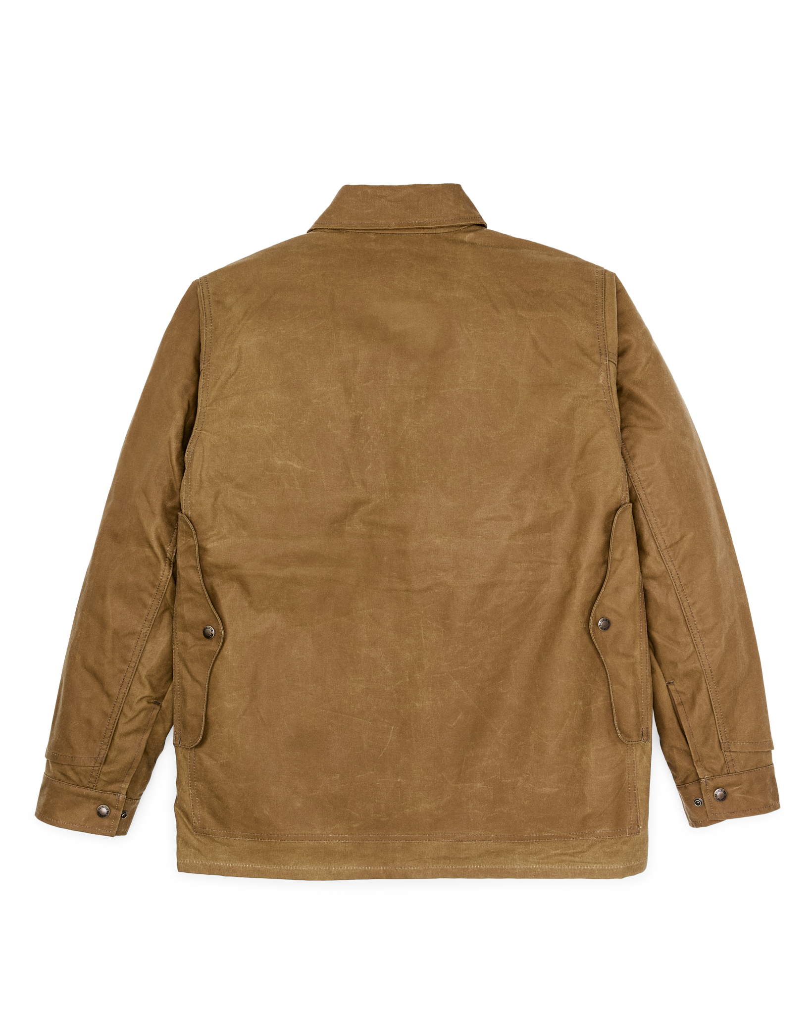 Lined Tin Cloth Cruiser Jacket - Dark Tan - Image 4