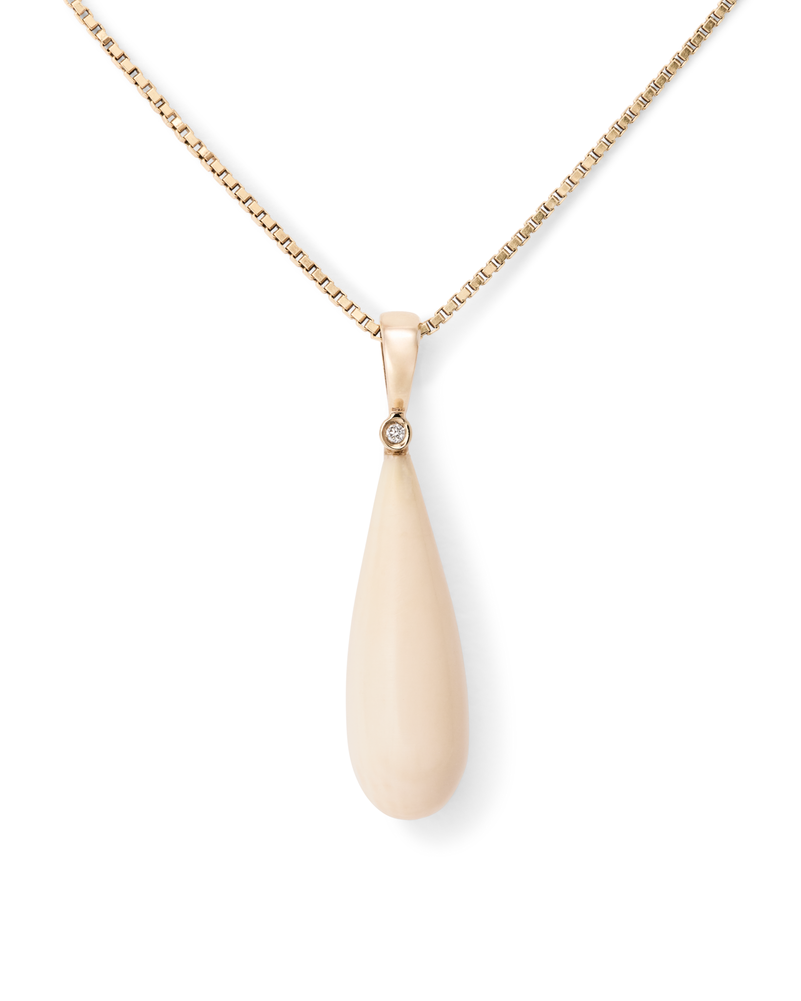 Ivory Jacks Mammoth 14k Pendant - 14kyg - Image 2