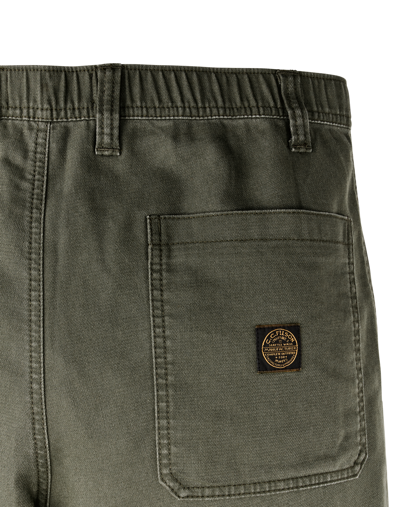 Clarkston Double Front Pants - Surplus Green - Image 5