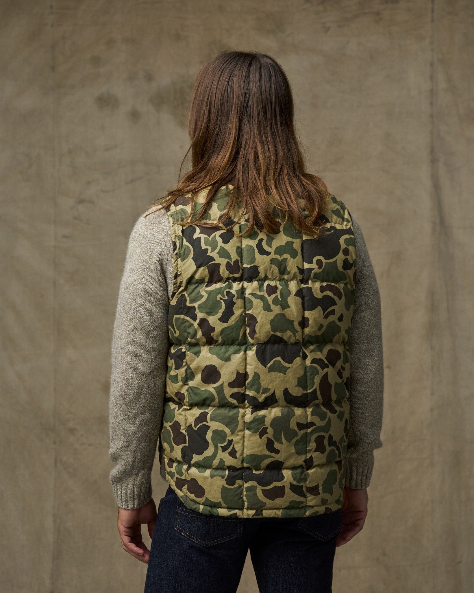 Waxed Down Vest - Tundra Shrub Camo - Image 2