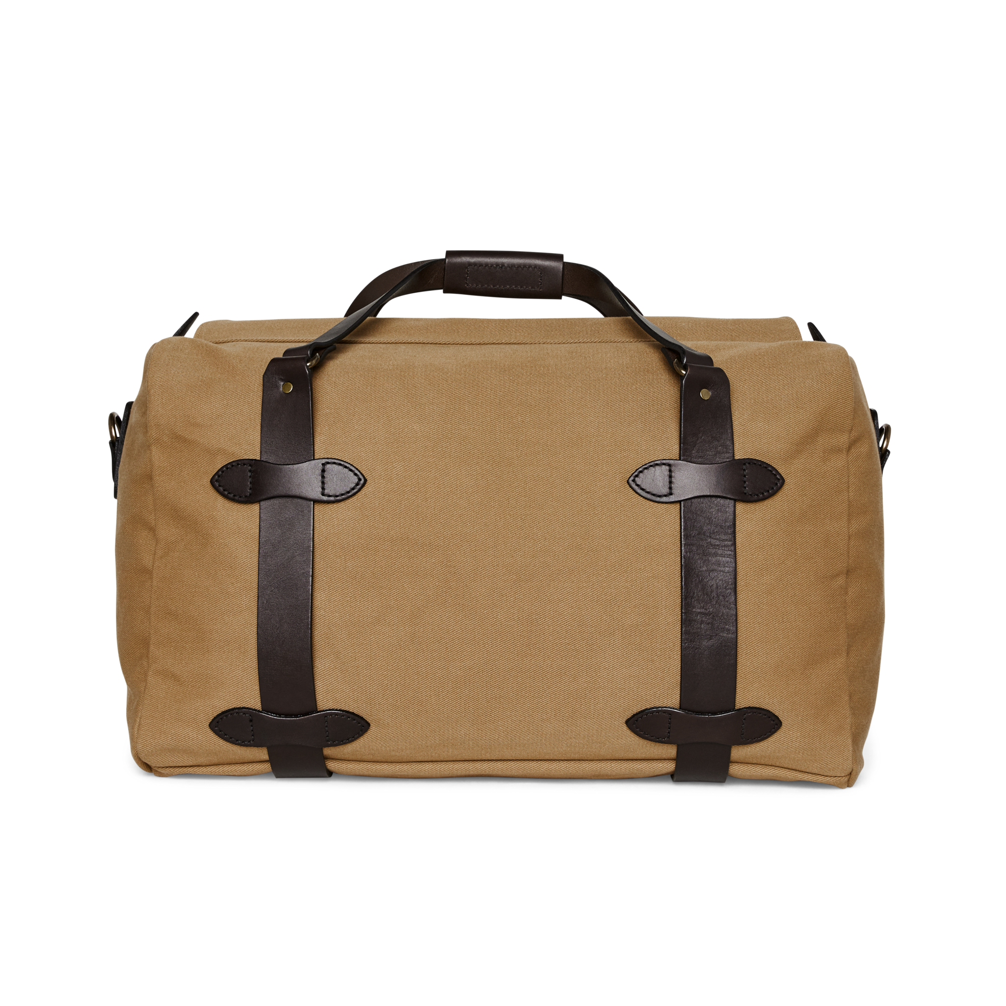 Medium Rugged Twill Duffle Bag - Tan - Image 4