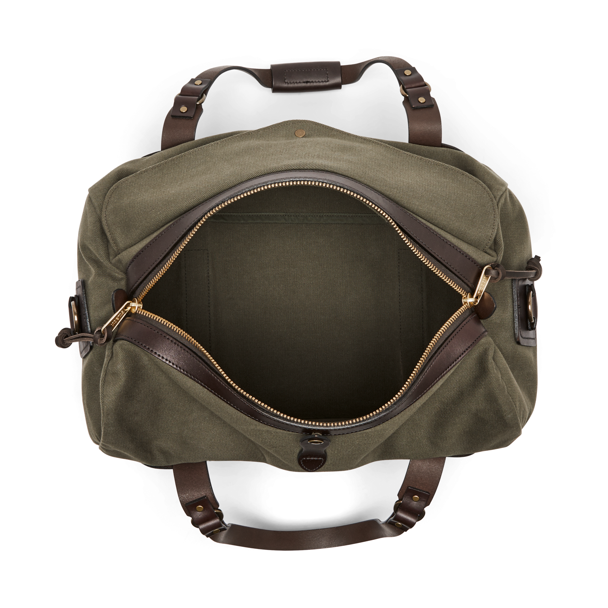 Medium Rugged Twill Duffle Bag - Otter Green - Image 7