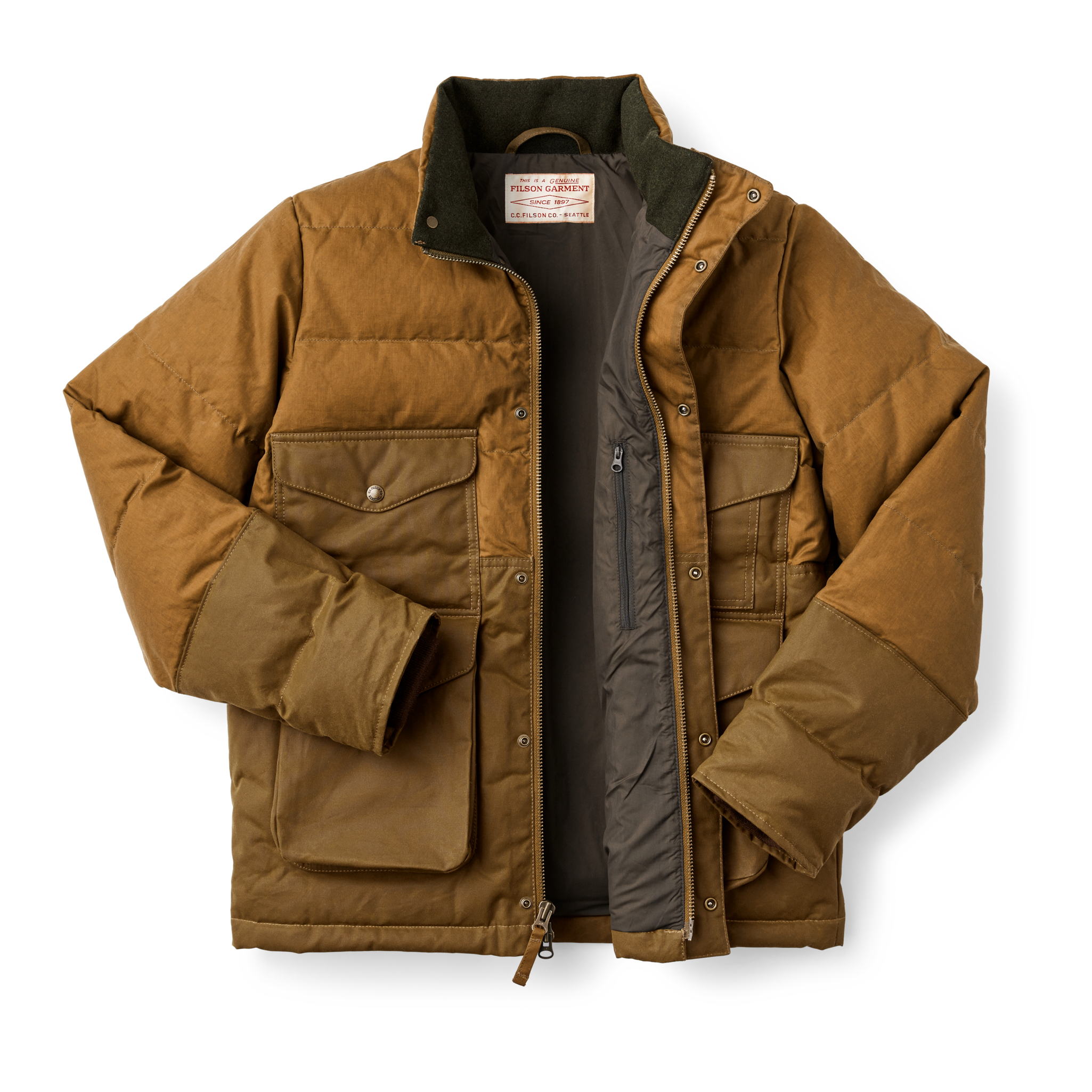 Down Cruiser Jacket - Dark Tan - Image 5