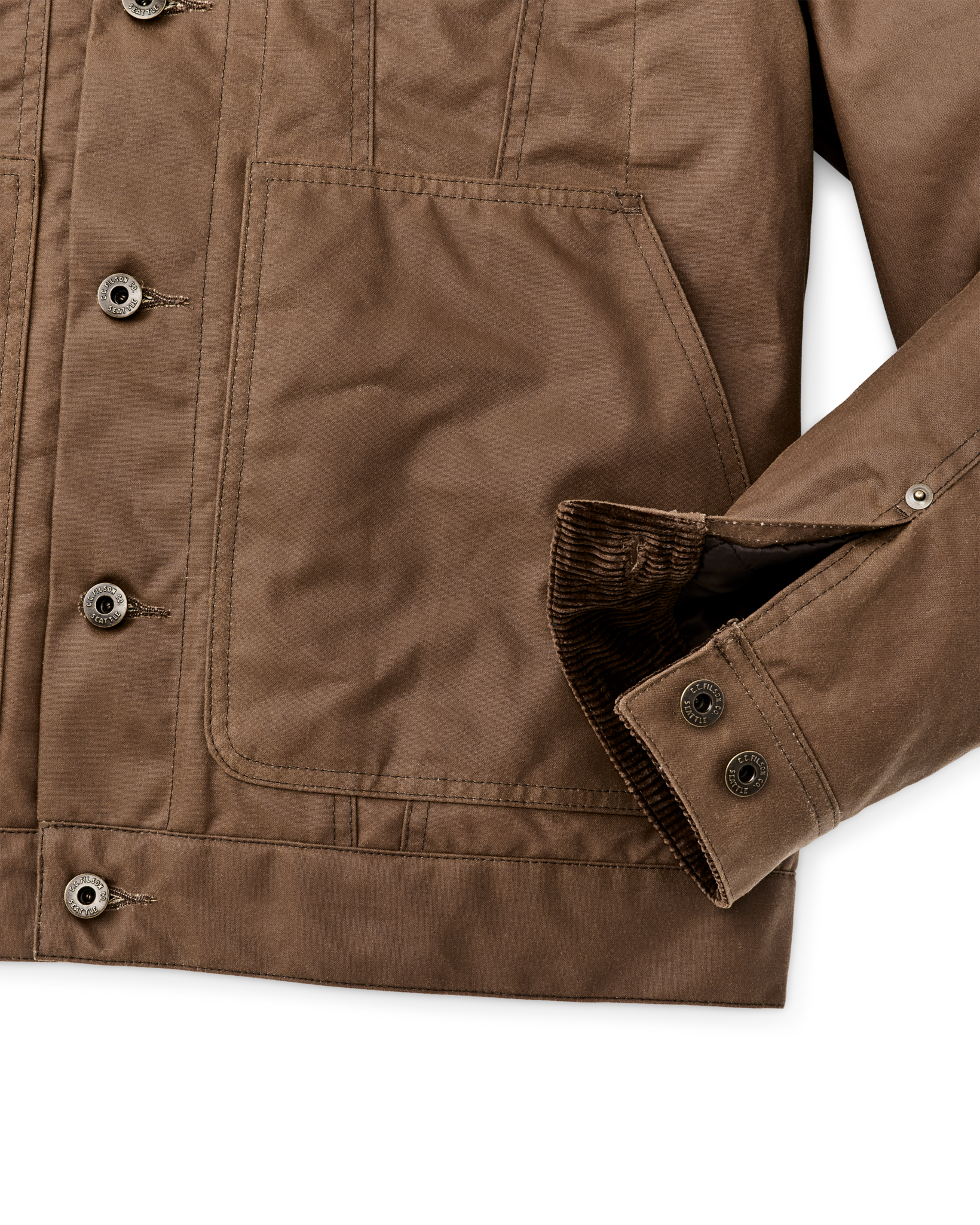 Insulated Short Cruiser Jacket - Dark Brown - Image 5