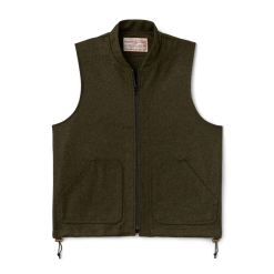 Mackinaw Wool Vest Liner - Forest Green