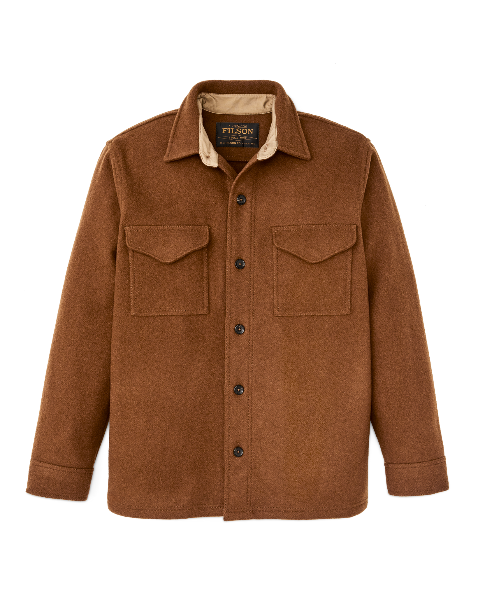 Mackinaw Wool Jac-shirt - Chessie Tan - Image 3