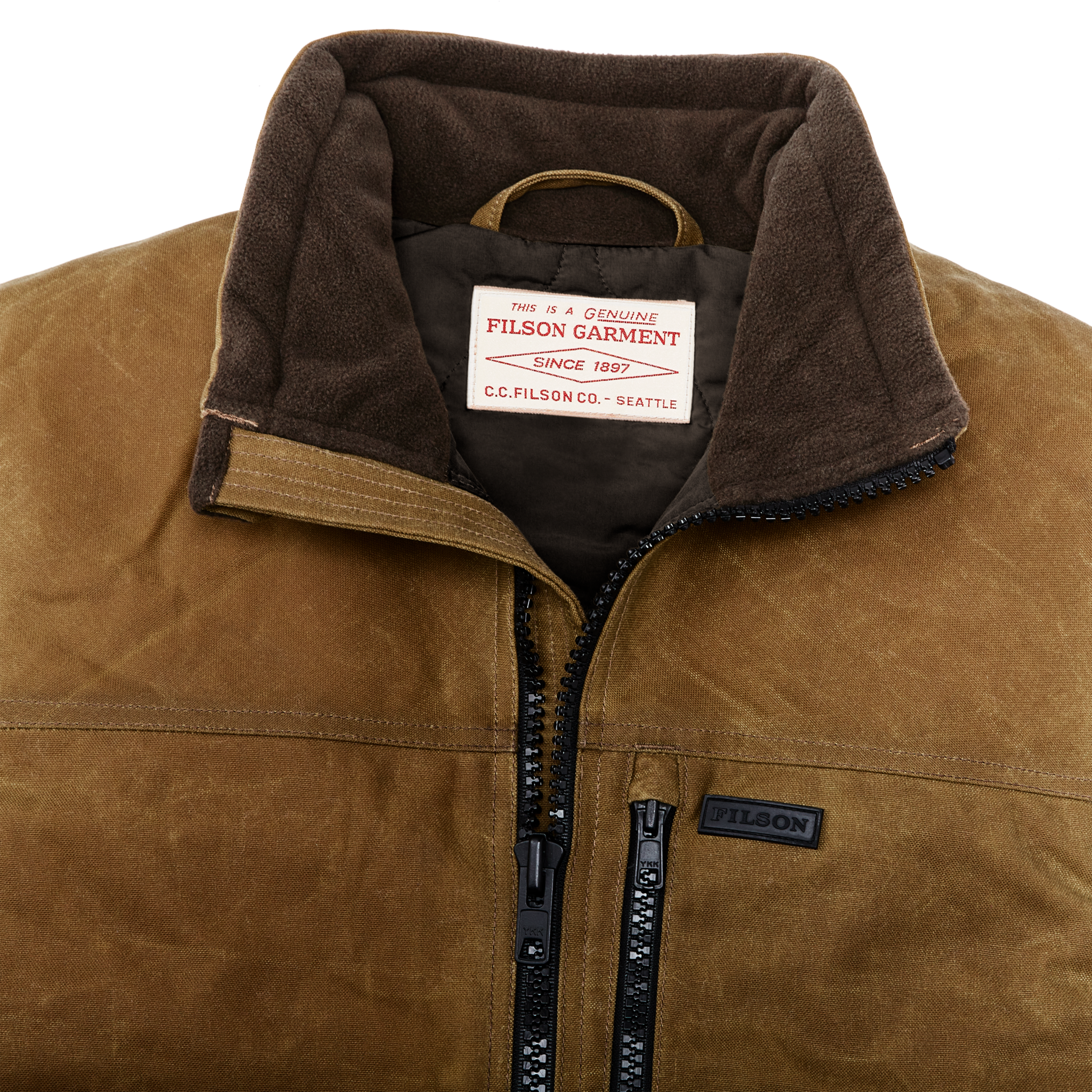 Tin Cloth Primaloft® Vest - Dark Tan 2 - Image 7