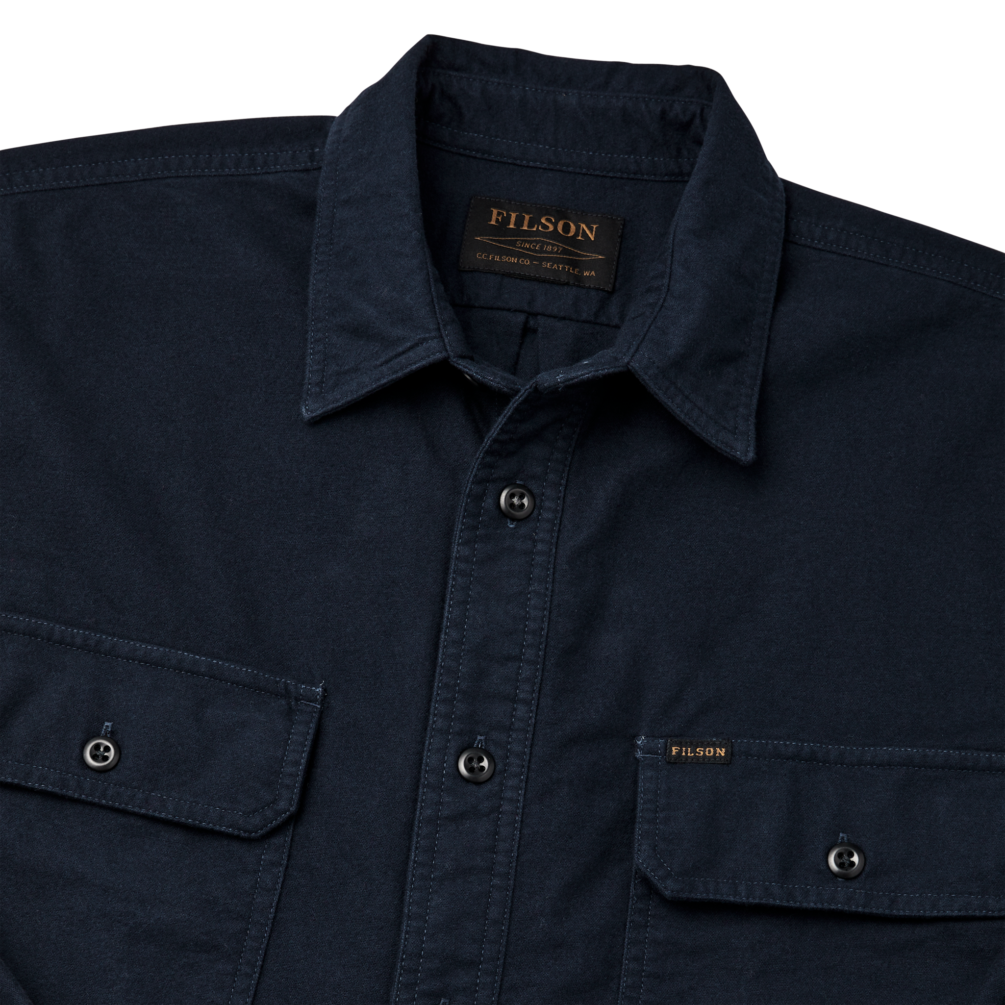 Field Flannel Shirt - Night Blue - Image 4