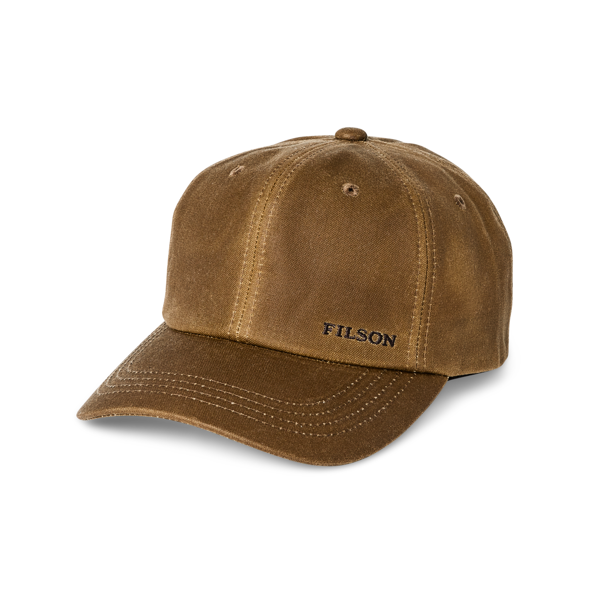 Oil Tin Low-profile Logger Cap - Dark Tan