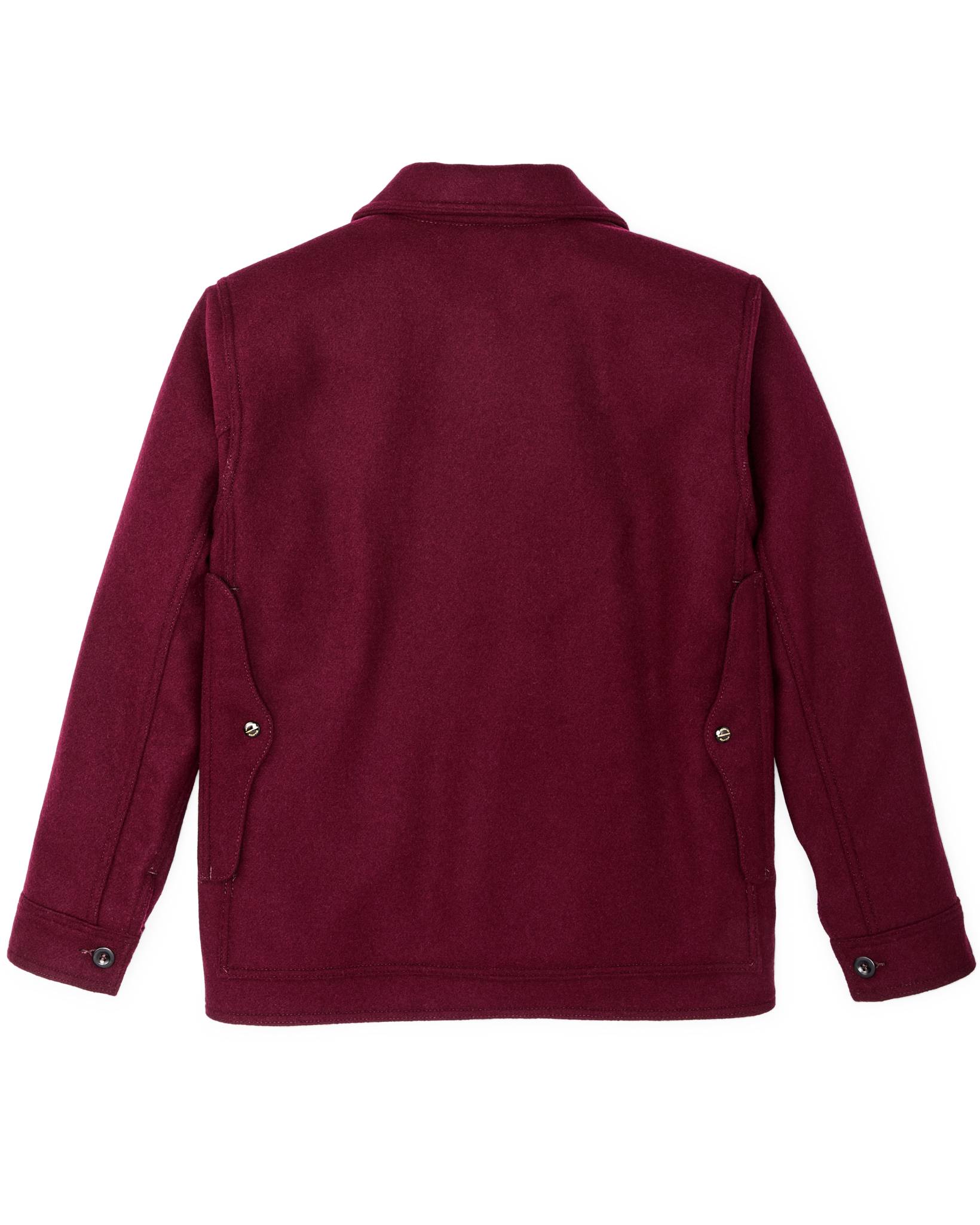 1940s Mackinaw Wool Cruiser Jacket - Wine - Image 5