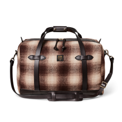 Medium Mackinaw Wool Duffle - Brown / Tan Ombre