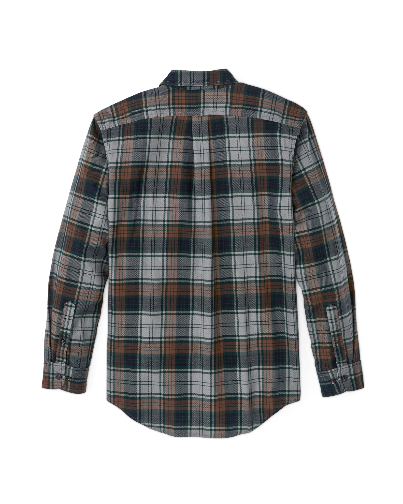 Lightweight Alaskan Guide Shirt - Gray / Navy / Multi Plaid - Image 4