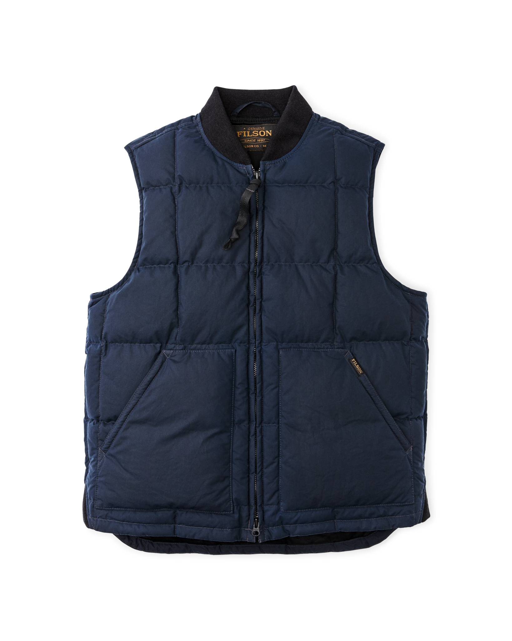 Waxed Down Vest - Night Sky - Image 4