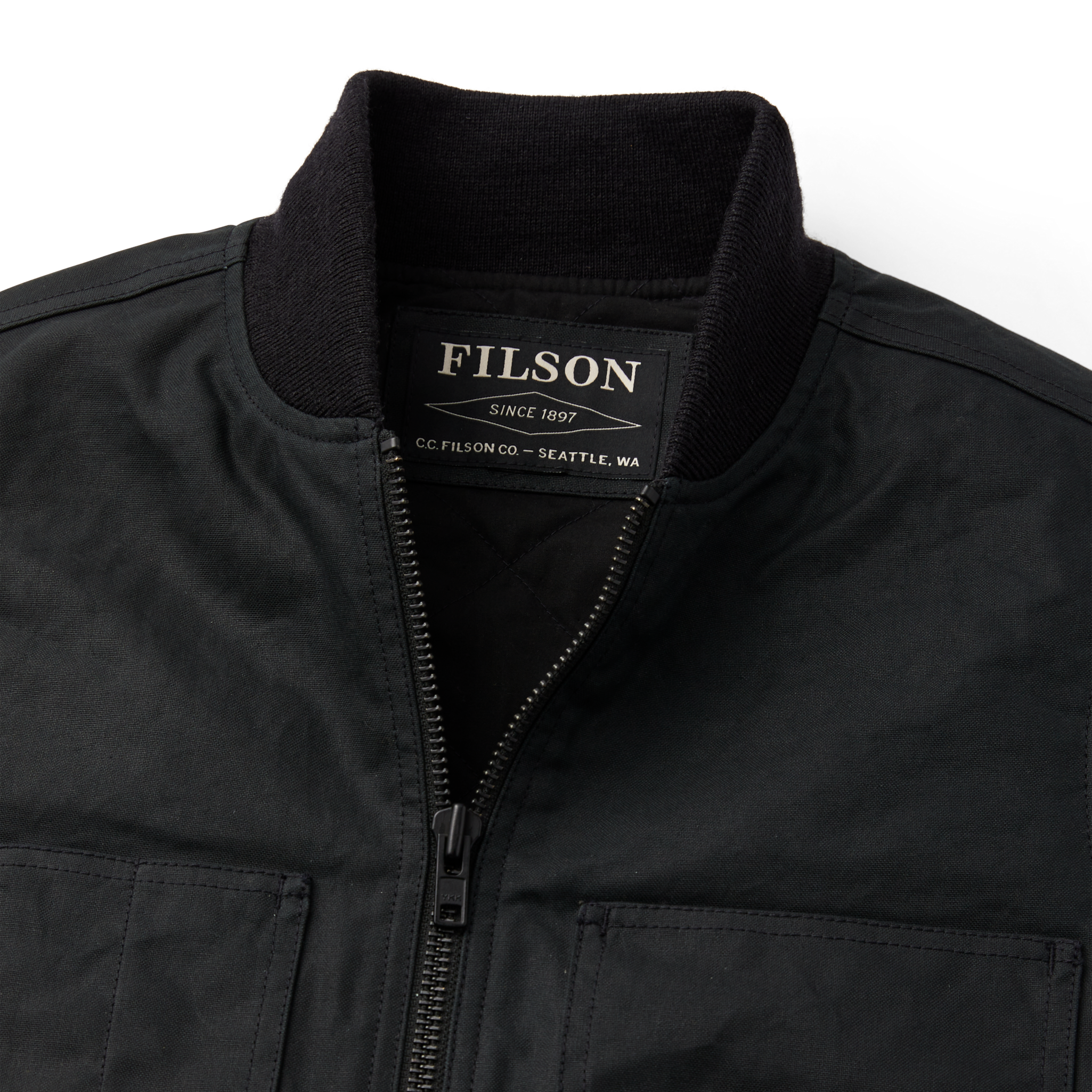 Tin Cloth Insulated Work Vest - Black - Image 6