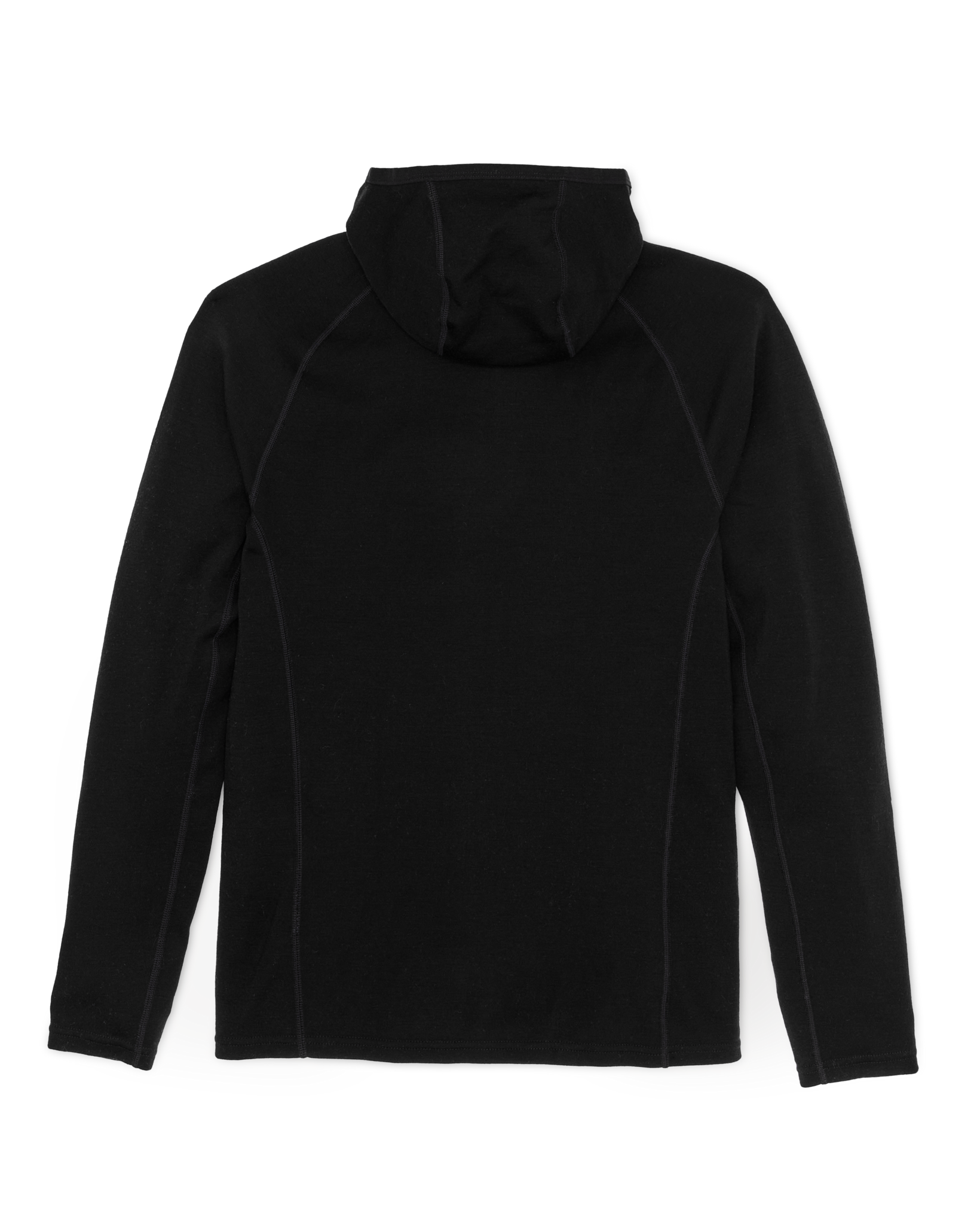 400g Merino Wool Hoodie - Black - Image 10