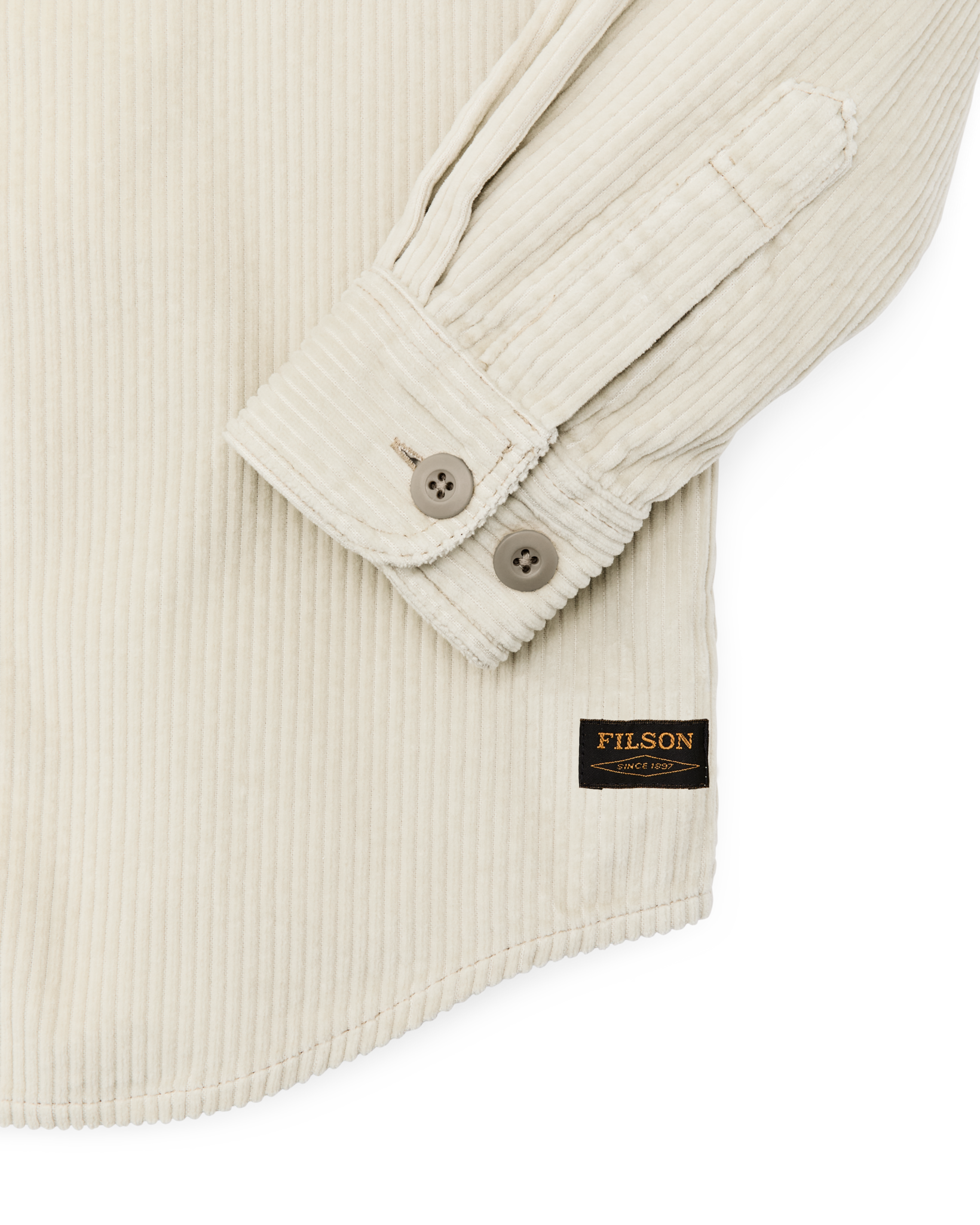 6-wale Corduroy Shirt - Stone - Image 4