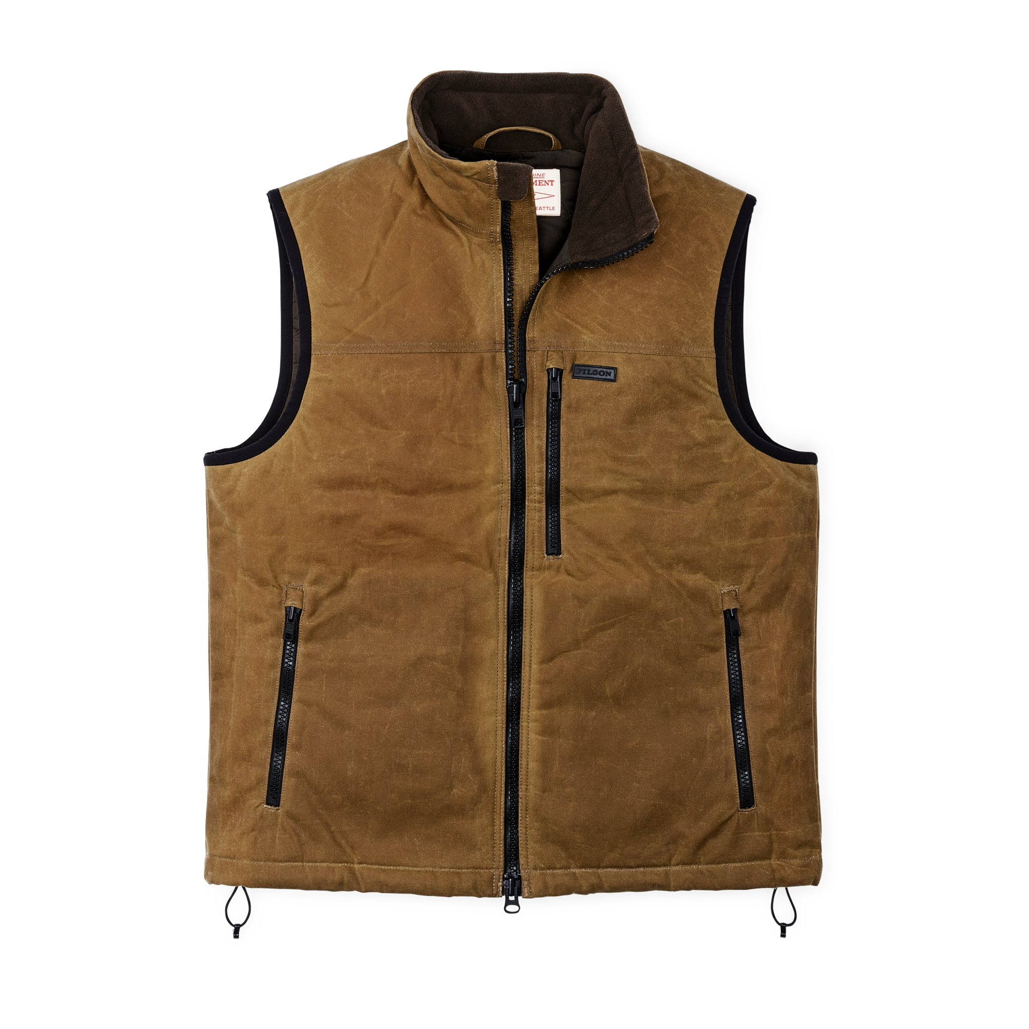Tin Cloth Primaloft® Vest - Dark Tan 2 - Image 3