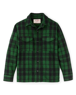 Wool Jac-shirt - Green / Black Plaid