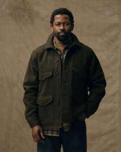 Mackinaw Wool Cruiser Jacket - Forest Green