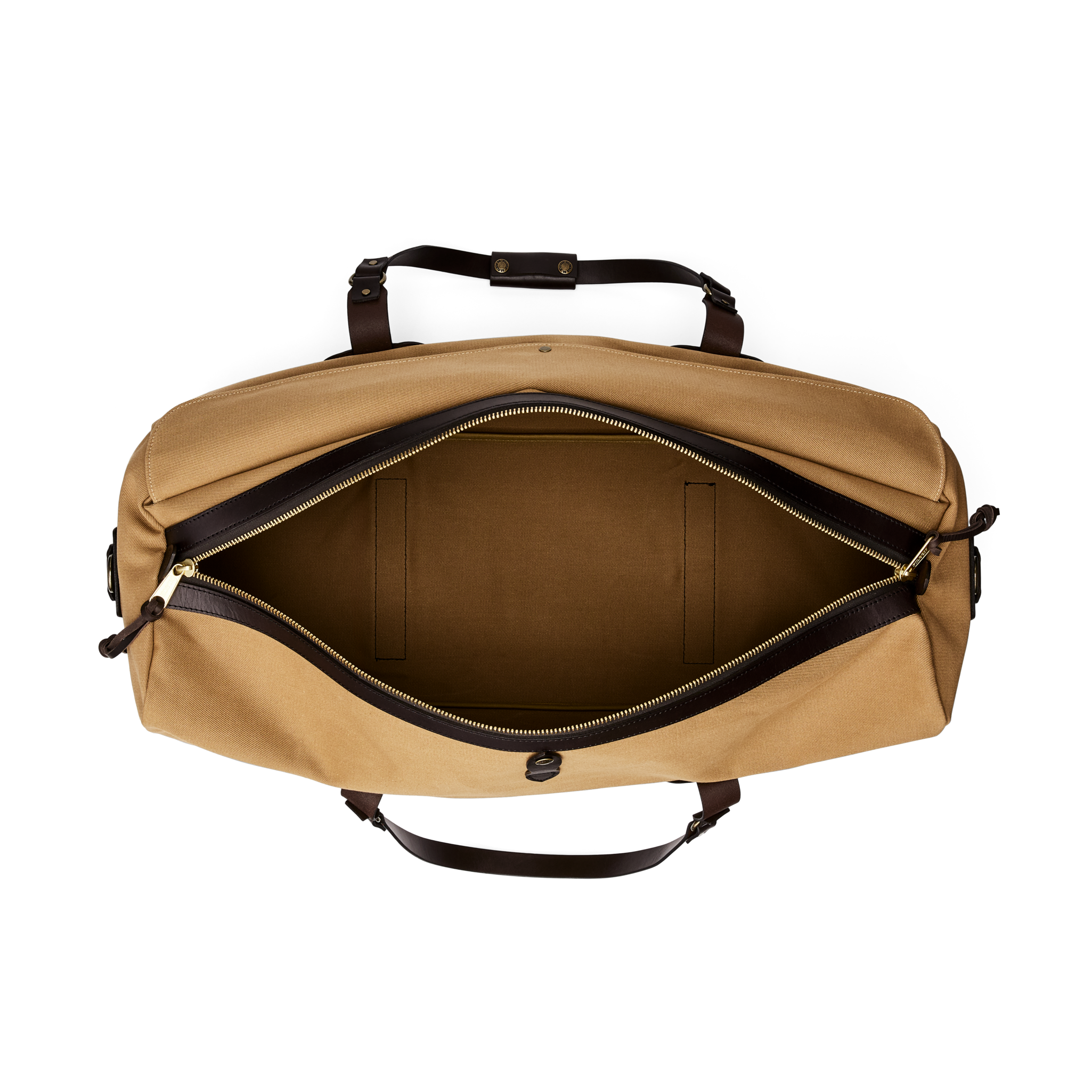 Large Rugged Twill Duffle Bag - Tan - Image 6