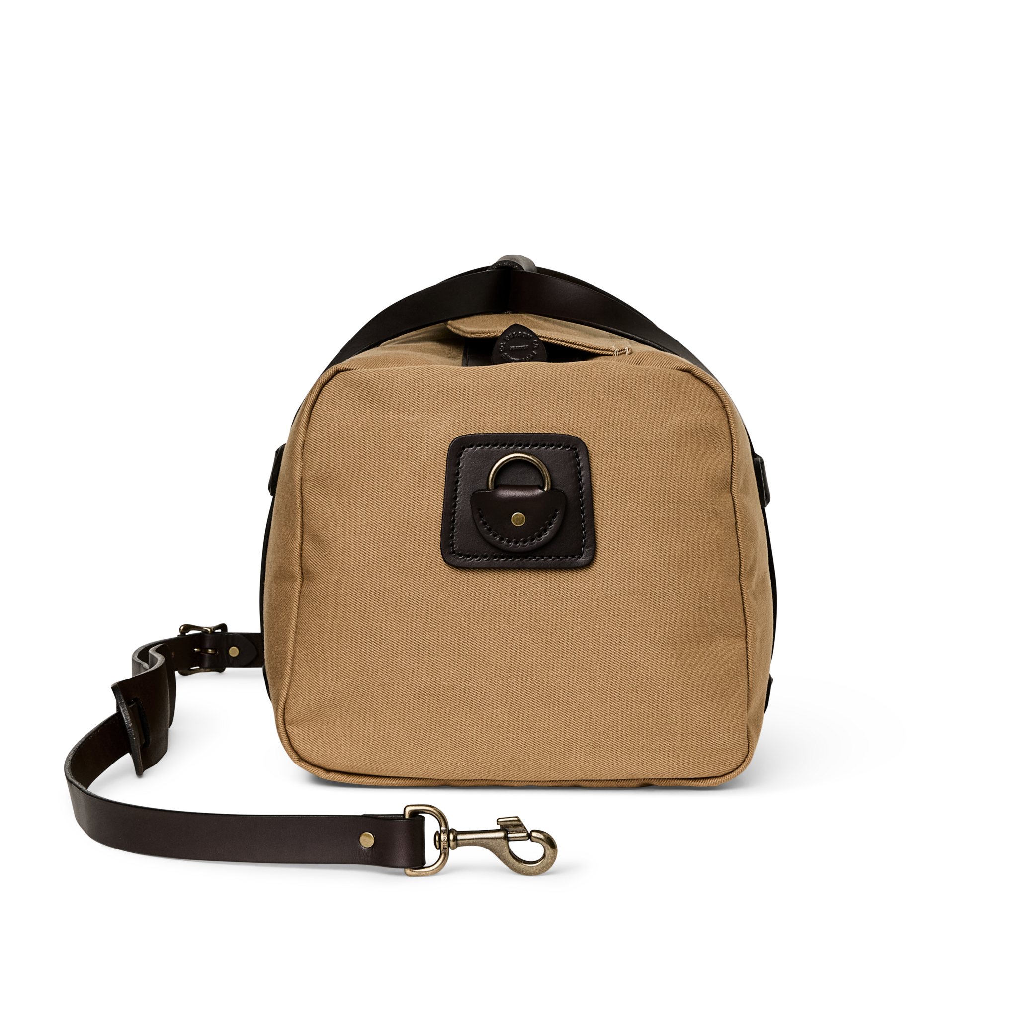 Small Rugged Twill Duffle Bag - Tan - Image 3